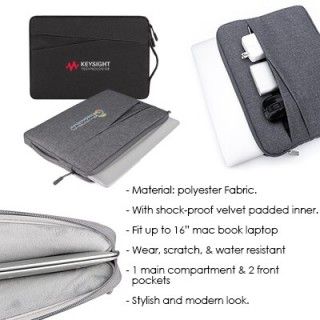 14" Polyester Water Repellent Laptop Pouch 12